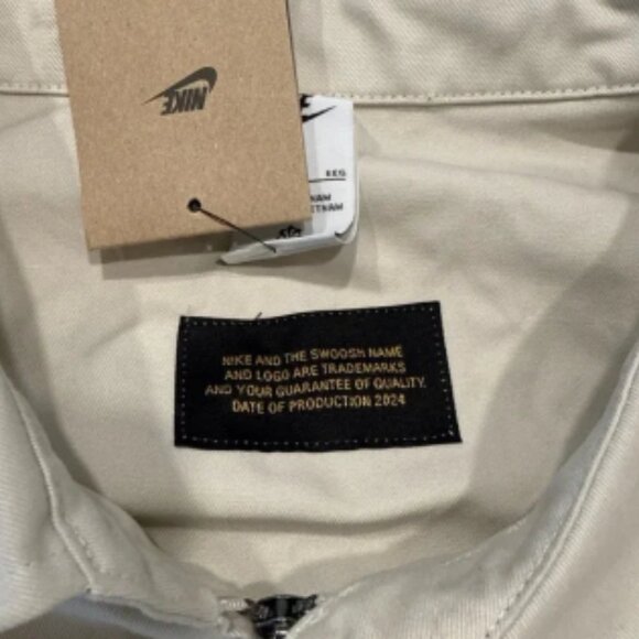 Men’s Size 2XL XXL Nike Sportswear Full Zip Jacket Tan FN3230-104 - Picture 6 of 7